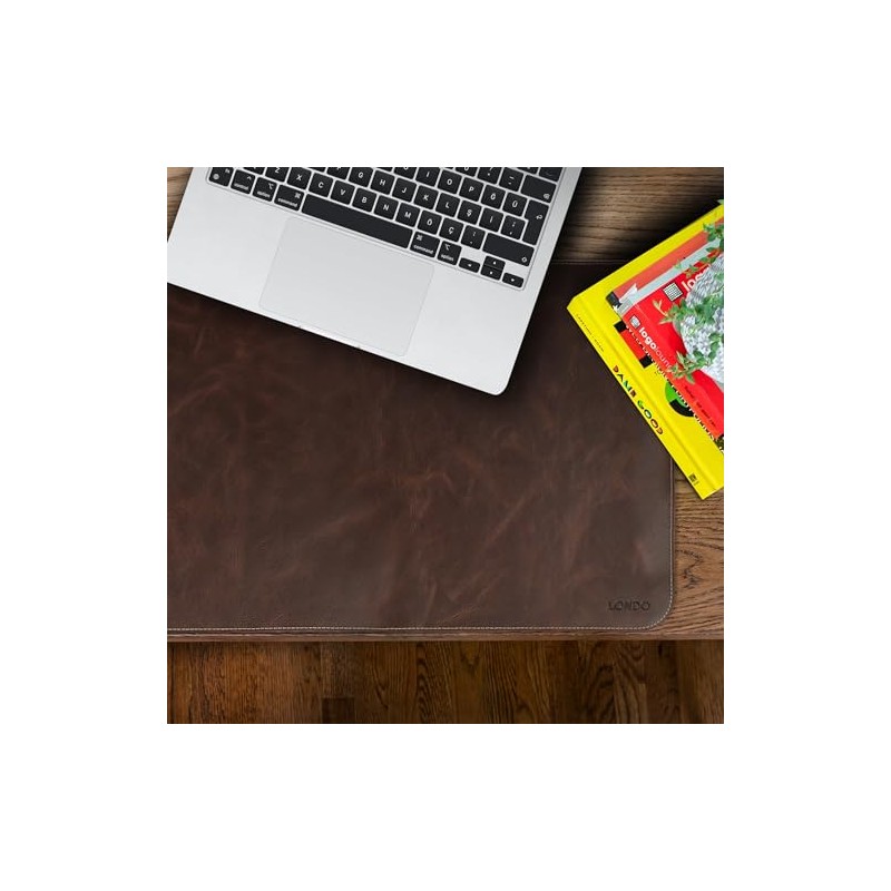 Londo Leather Tappetino per mouse in pelle - Extra Grandi