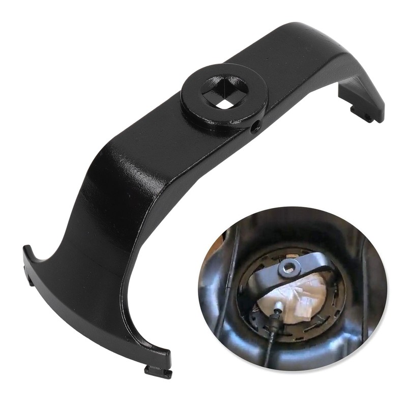 Black Fuel Tank Cover Wrench Rust Proof Chrome Vanadium Steel