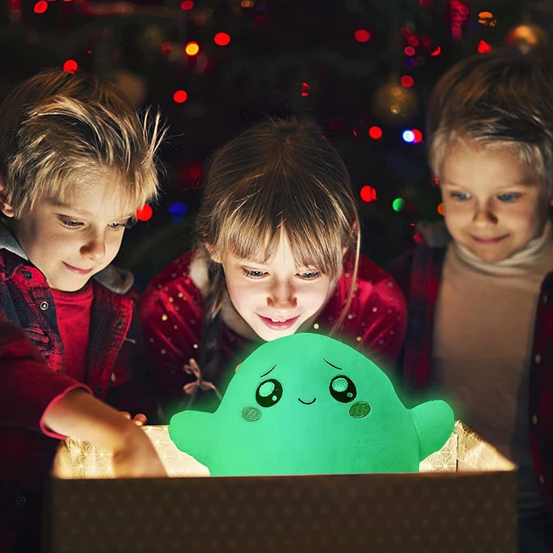 Luminous Cartoon Plush Doll with Removable Headgear Flurry Doll Toy