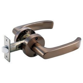 Pine Six Replacement Easy Door Lock Gate MJ Lever Empty Lock Brown Color 10734 