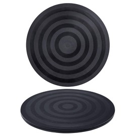 Cinvo 8 inch Turntable Rotating Caster Spinner Non Skid Lazy Susan Heavy Duty 360˚ Rotating Swivel Stand for Model Base/Potted Plants/TV/Monitors/Craft Paintings (1 PCS)