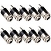 Nine to Nine 3.5mm Stereo Jack Panel Mount Connector Pack