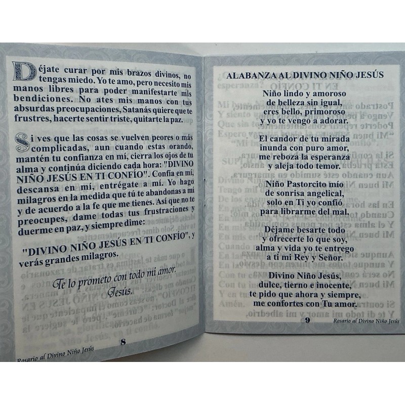 ROSARIO AL DIVINO NIÑO JESÚS, FAVORS PRAYERS.