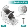 Folding Hinge with Lock, Pack of 4 Table Legs, Foldable