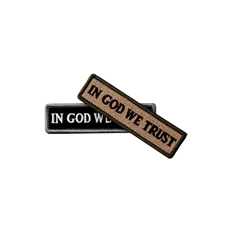 Bundle 2 Pieces - EmbTao in GOD We Trust Embroidered