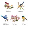 9 Pieces Cute Birds Patch Appliques, Sew on Iron on