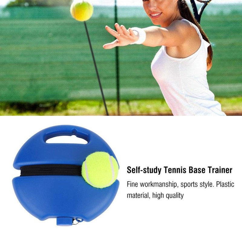 Tennis Trainer, Self-Study Tennis Base Trainer Baseboard Rebound Ball Training