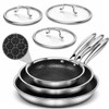 USELUCK Non Stick Frying Pan Set - 8, 10, 12-Inch