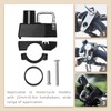2Pcs Motorcycle Helmet Lock Fits 7/8" Handlebar, Upgraded Thickened Aluminum