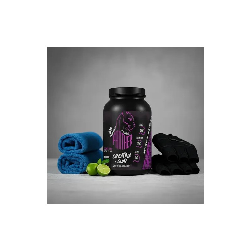 Creatina Glutamina Panther Protein 1kg Varios Sabores