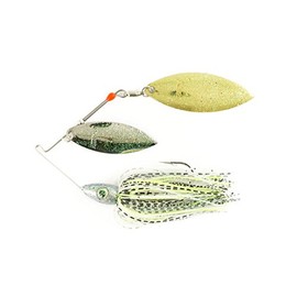 Nichols señuelos pulsador escama de Metal Doble Sauce spinnerbait, Bombshell Bass, 3/4-Ounce
