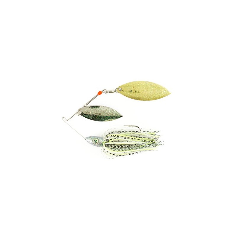 Nichols señuelos pulsador escama de Metal Doble Sauce spinnerbait, Bombshell