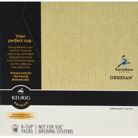 Keurig Green Mountain Caribou Coffee Obsidian Box of 18 K Cups