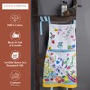 Maison d'Hermine 100% Cotton 1-Piece Kitchen Apron with Adjustable Neck