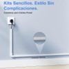 Yecaye Canaletas para Cables Pared de 2.88 m, Cubre Cables