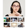 EYEURL Reading Glasses for Women,4-Pack Ultra-Light Slim Frames Blue Light