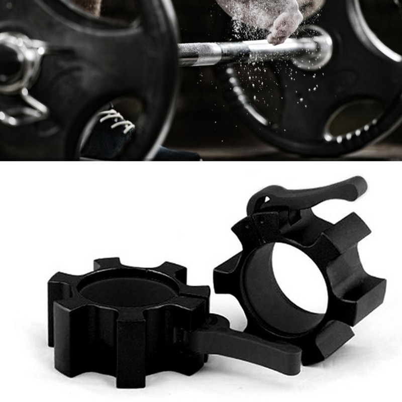 2PCS 50mm Barbell Collar Lock Aluminum Alloy Quick Release Locks