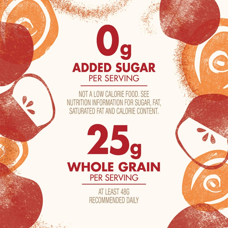 Cascadian Farm Organic Cinnamon Apple Cereal, No Added Sugar, Made