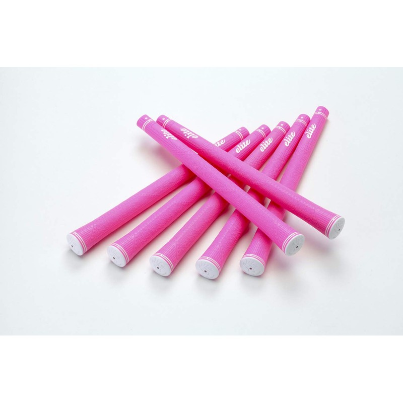 elitegrips CX46 Golf Grips, Set of 7, Deep Pink with