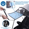 Stroller Rain Cover,Universal Stroller Accessory,Waterproof, Windproof Protection,Protect from Dust Snow,Baby