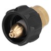 Refill Adapter 1/4in Tank Cylinder Coupler Gas Propane Regulator Valve