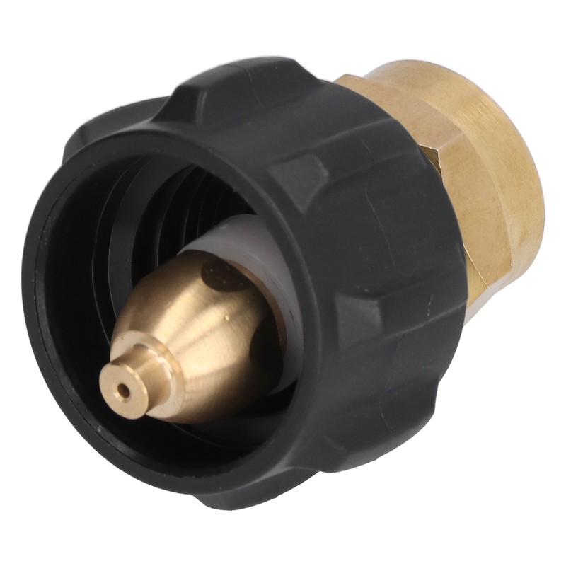Refill Adapter 1/4in Tank Cylinder Coupler Gas Propane Regulator Valve