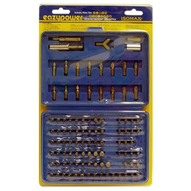 Eazypower 81962 100Piece Screwdriver Bit Assortment in Heavy Duty Storage Case, (1 Setper Pack)