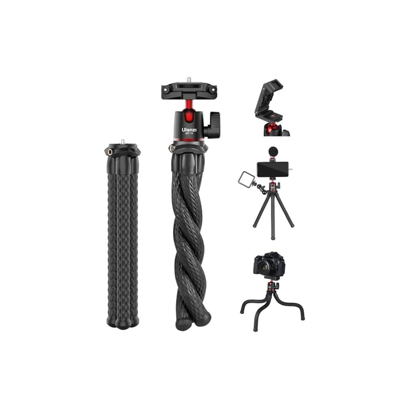 ULANZI MT-44B Trípode para Celular,configuración de Doble cámara,150cm