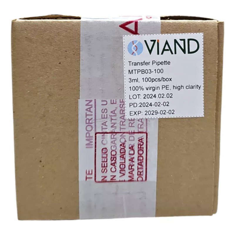 VIAND Pipeta Gotero De Transferencia De Plastico Pk/100pzs Viand