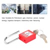 5 Sets 38mm Lockout Lock Insulation LOTO Nylon PA Steel