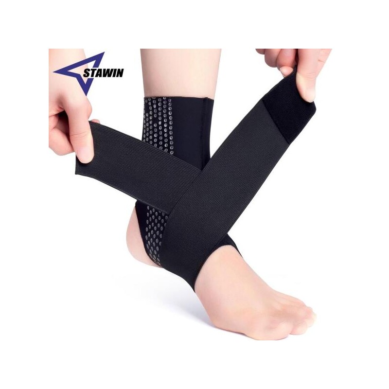 1pc 조정 가능한 압축 발목 지원 강력한 버팀대 스포츠 보호
