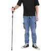 Walking Stick 5 Section Collapsible Aluminum Alloy Adjustable Folding Cane