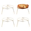 HOHIYA 4 Pcs 9 Inch Pizza Stand Holder Riser Display