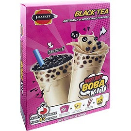 J-Basket Black Tea Boba Kit, 10 Oz