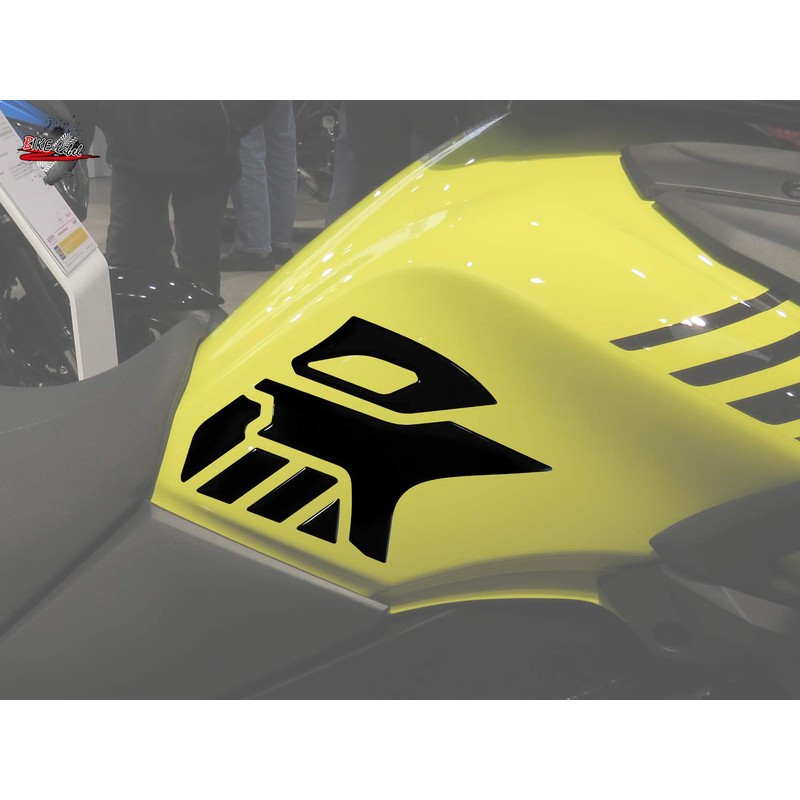 BIKE-label Side Tank Pad Black Compatible with Suzuki V-Strom 650-800200