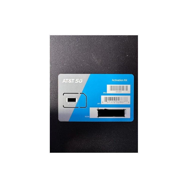 AT&T 4G/5G Tri-Cut SIM Cards (10-Pack) – Compatible with AT&T