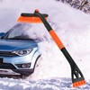 Desdira Car Ice Scraper, 2 in 1 Snow Brush with