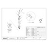 TOTO PJ001 Horizontal Pull Drain Trap (Transparent) ABS Resin