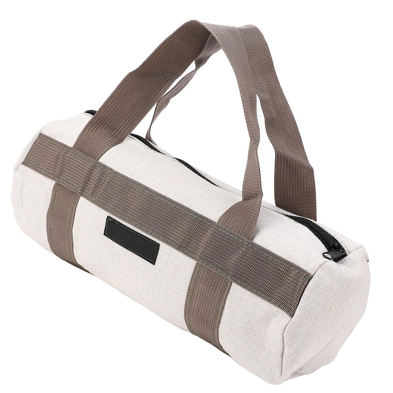 Canvas Heavy Duty Tool Tote Bag Large Capacity Storage Round