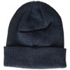 Champion Logo Cuff Beanie, Dark Blue Heather, One Size