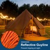 Pack of 4 Guy Ropes Camping 6 mm, Guy Line