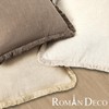 ROMANDECO Boho Decorative Throw Pillow Covers with Fringe for Couch,