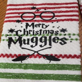 H Potte* Christmas Kitchen/Bathroom Towel Set Potter Gift