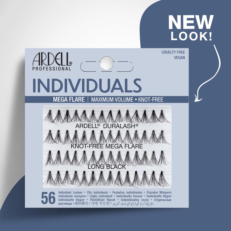 Mega Individuals Knot-Free Long Black