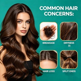 Pdrn Hair Ampoule 100Dl, Hair Growth Serum, para Crecimiento del Cabello - Serums Anticaída -Tratamiento Densidad, Strengthen Roots no Graso