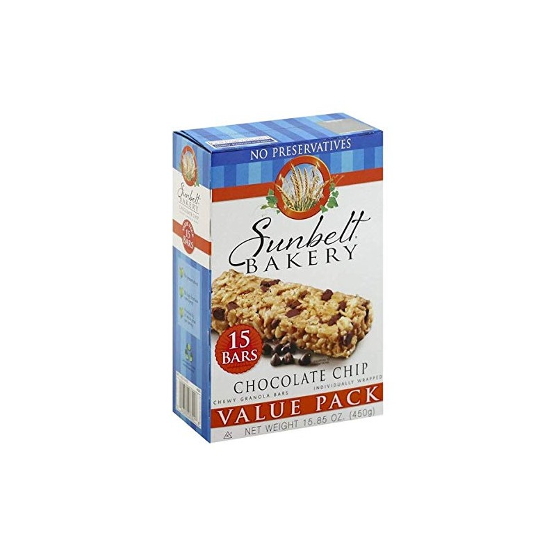 Sunbelt | Chocolate Chip Chewy Bar | Value Pack |