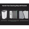 JOYMOOP Mop and Bucket Set with Wringer, Flat Mops for