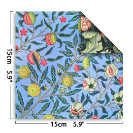 Origami Paper Kit Double Sided 100 Sheets 20 Colors 6 Inch Japanese Chiyo Square Easy Fold Arts Crafts DIY Handwork Origami Papers Beginner Bohemia Morris