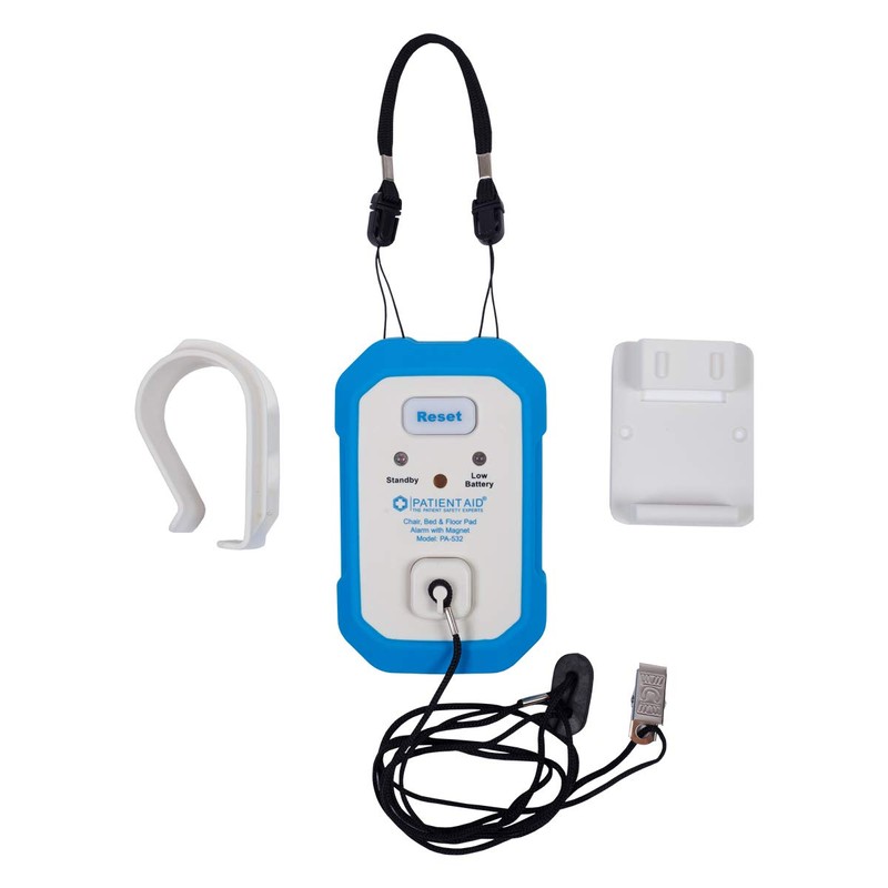 Advanced Chair and Floor Alarm with Magnetic Pull Cord, 10"