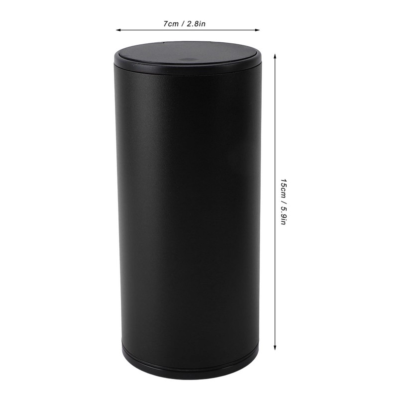 Car Ashtray with Push Type Lid Aluminum Alloy Multifunction Mini